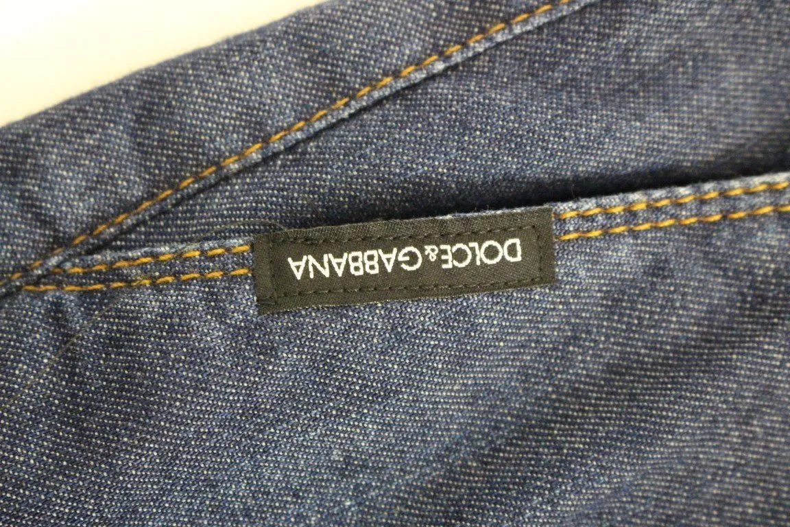 Blue Cotton Cropped Regular Fit Jeans