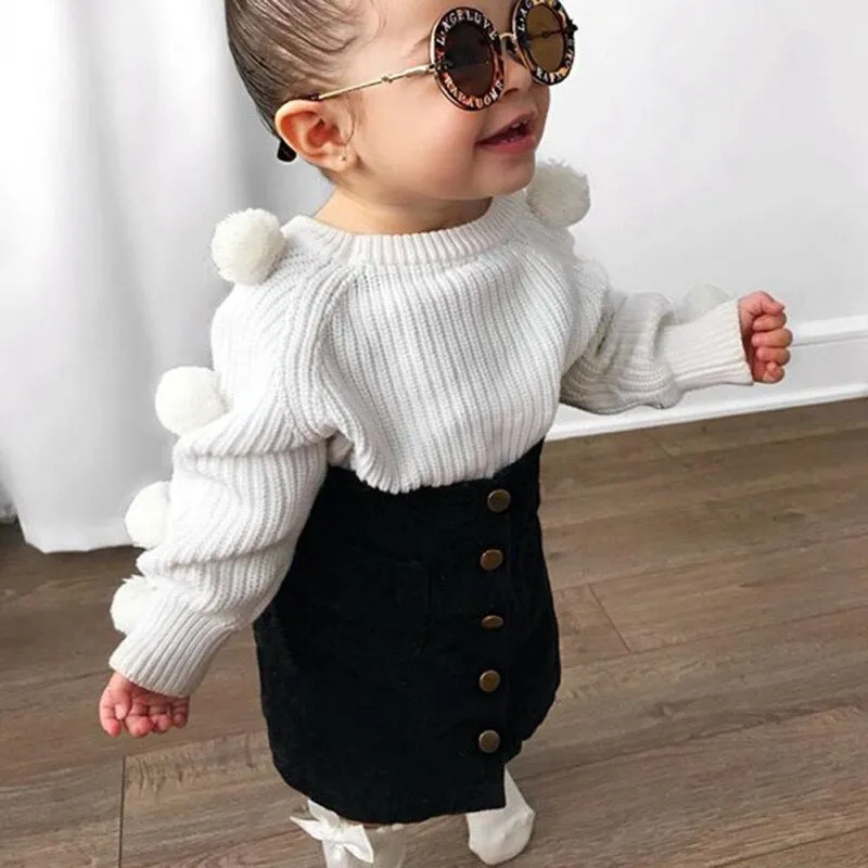 Bobble Sweater & Pencil Skirt