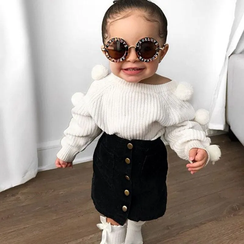 Bobble Sweater & Pencil Skirt