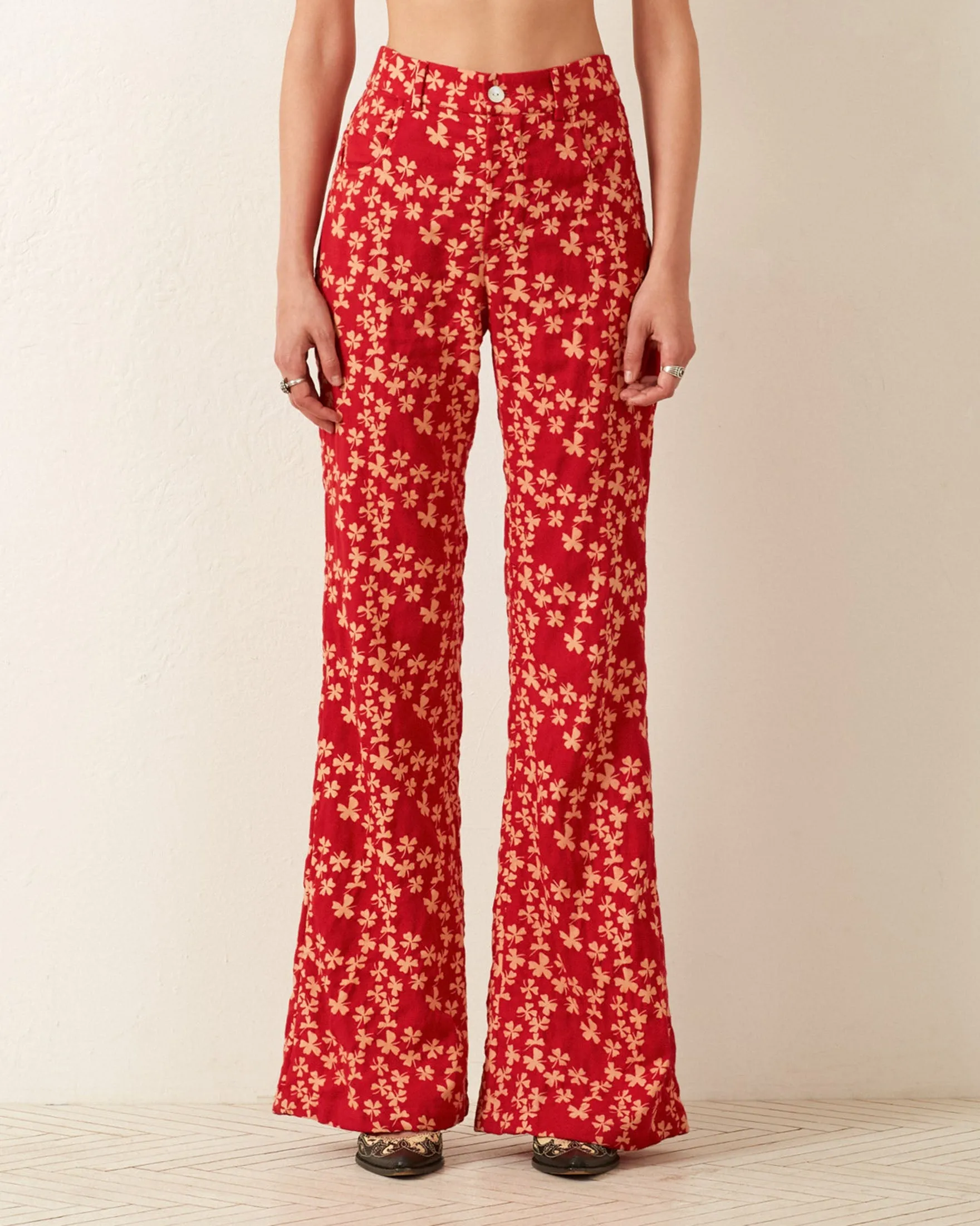 Bunny Crimson Clover Jean
