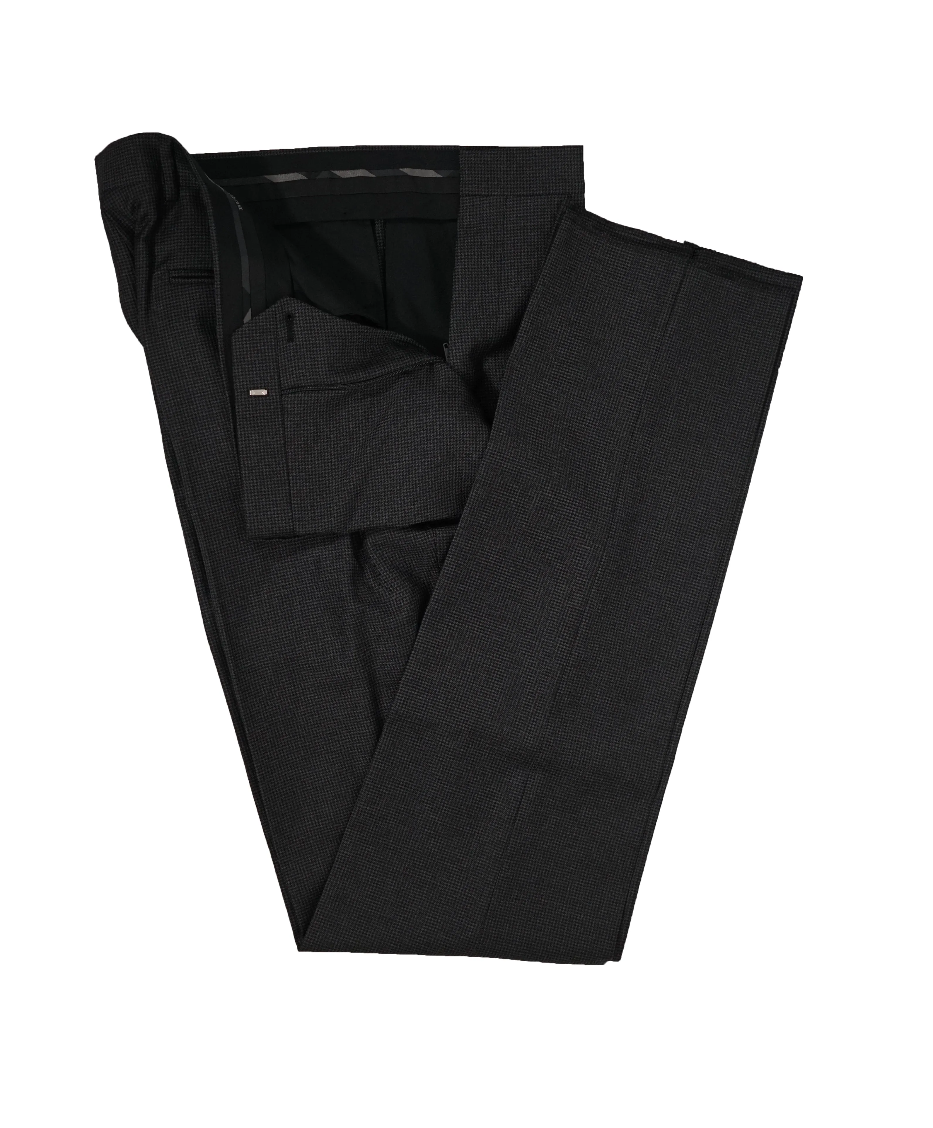 BURBERRY LONDON - Houndstooth Gray/Black Suit - 44R