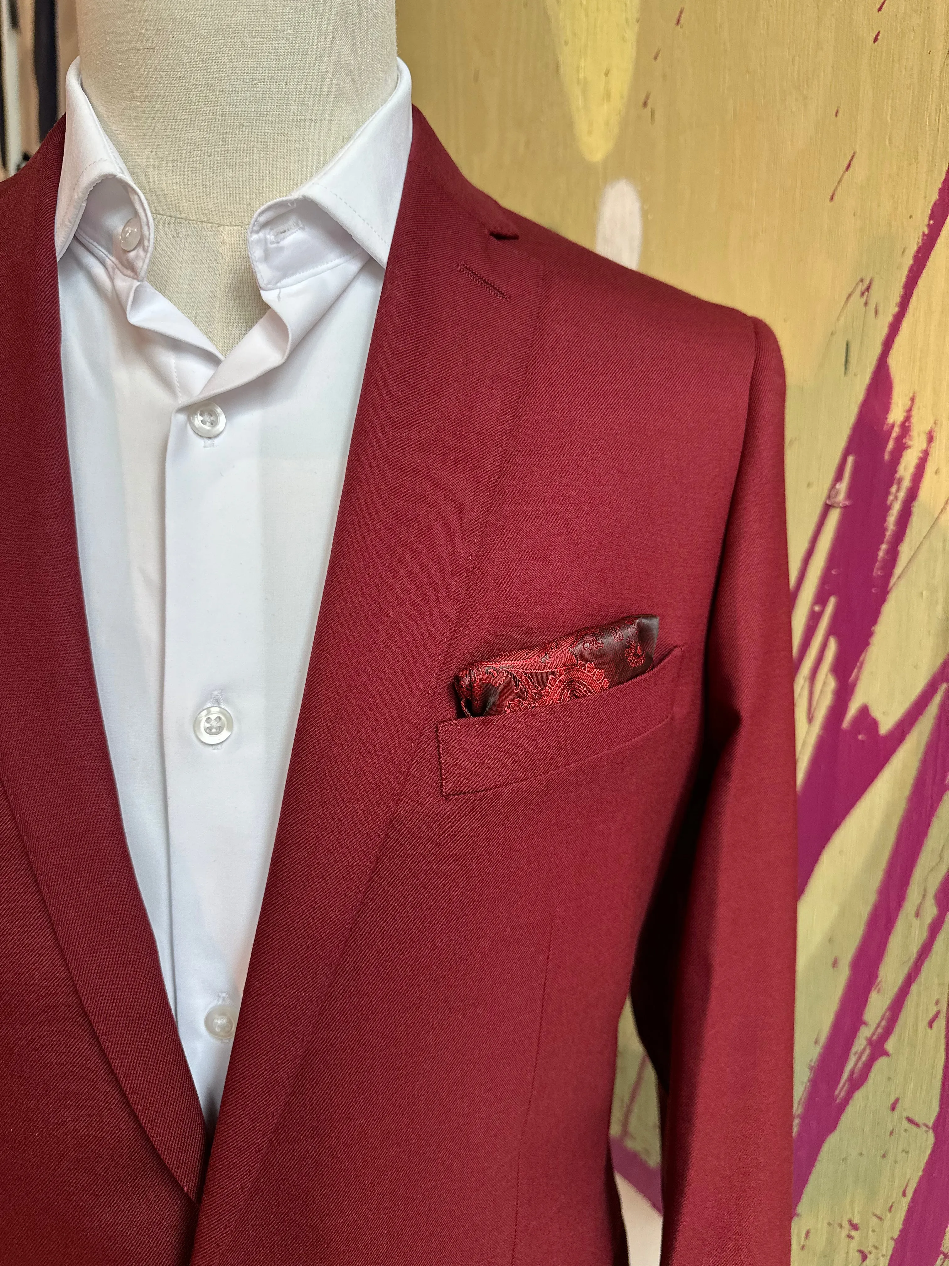 Burgundy Premium Suit