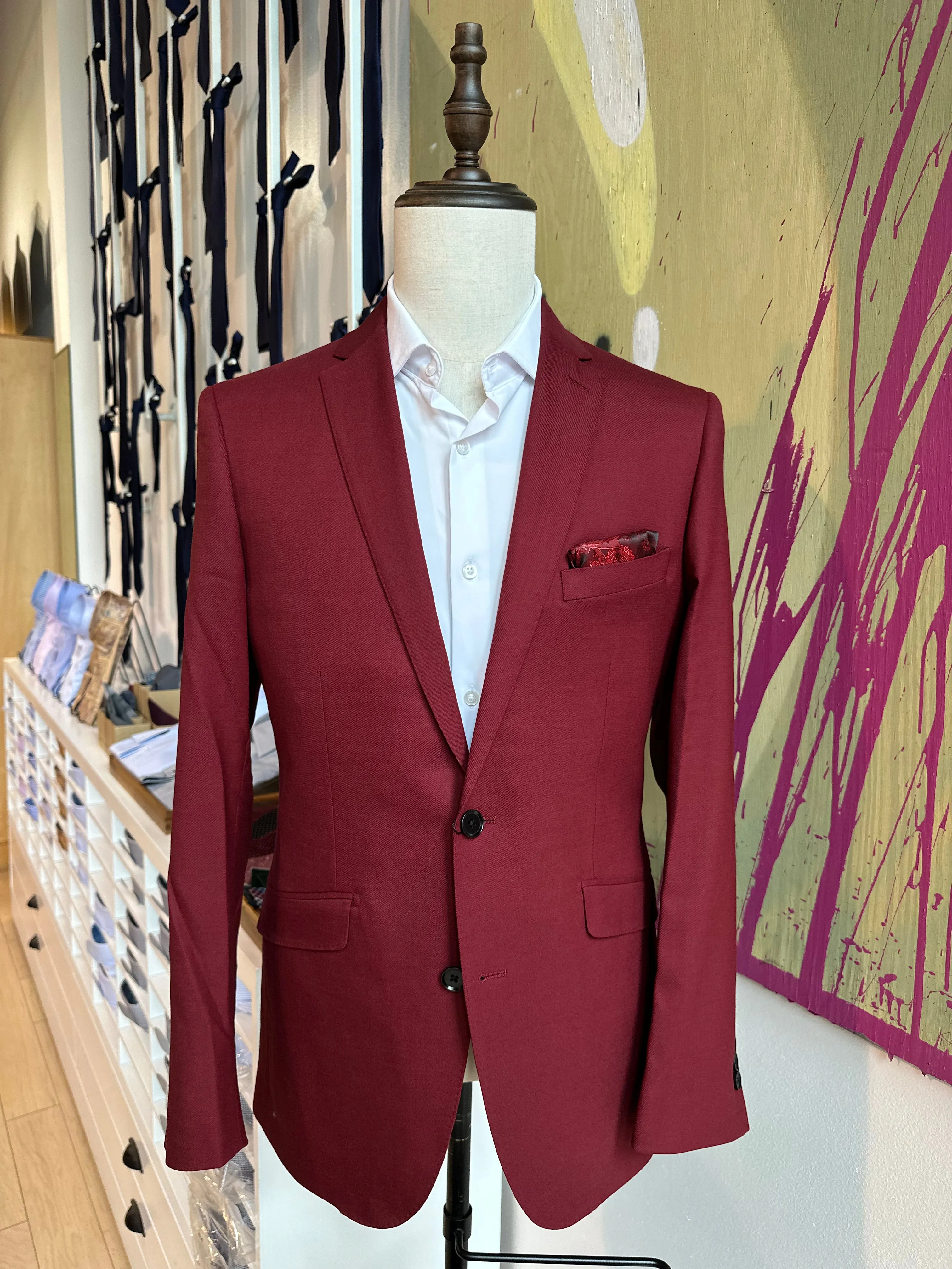 Burgundy Premium Suit