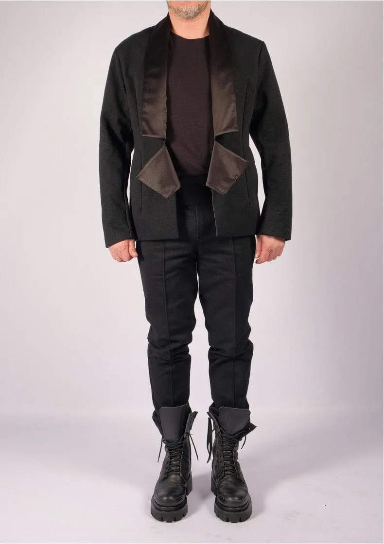 Canvas Tuxedo Blazer