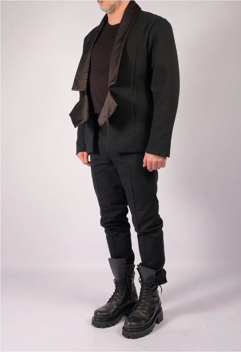 Canvas Tuxedo Blazer