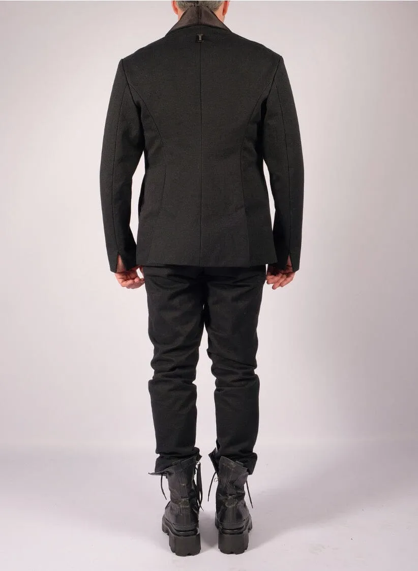 Canvas Tuxedo Blazer
