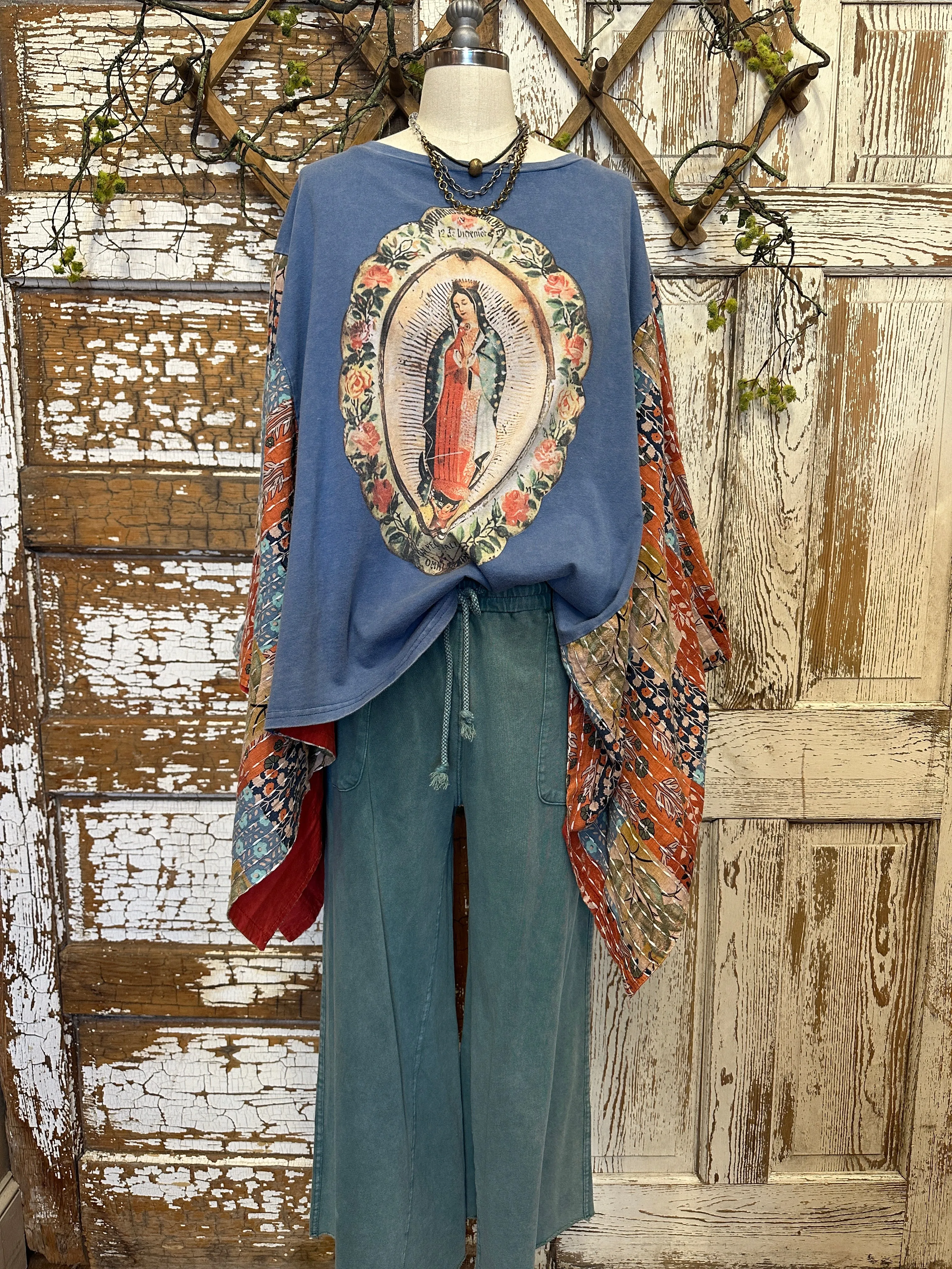 Caribbean Turquoise Lu-Leisure Pants