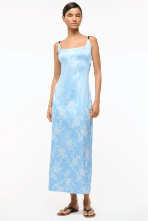 Carol Dress Blue Rose