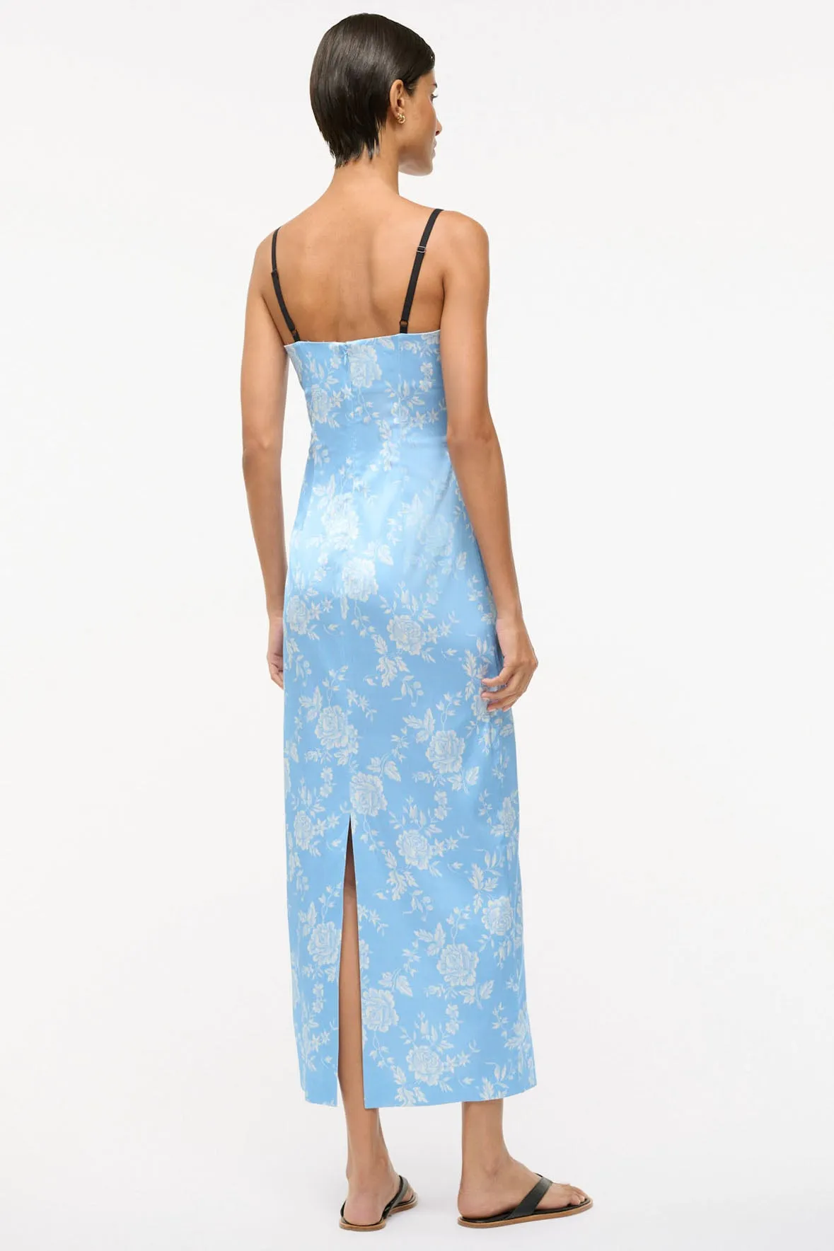 Carol Dress Blue Rose