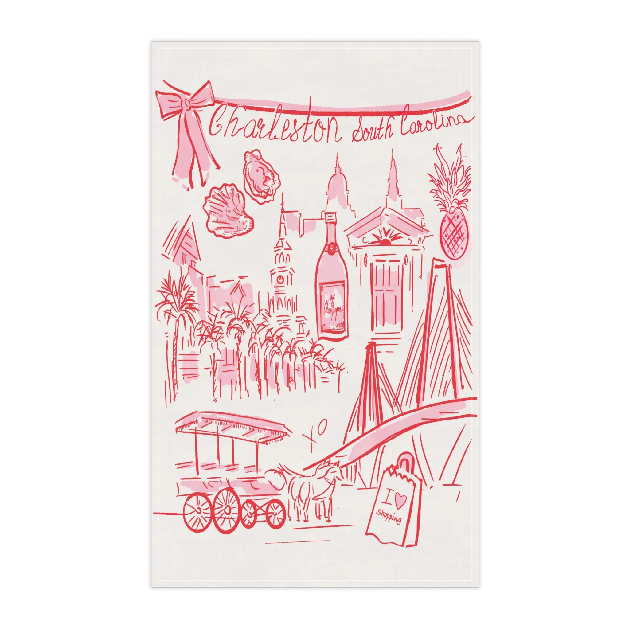 CHARLESTON - Tea Towel