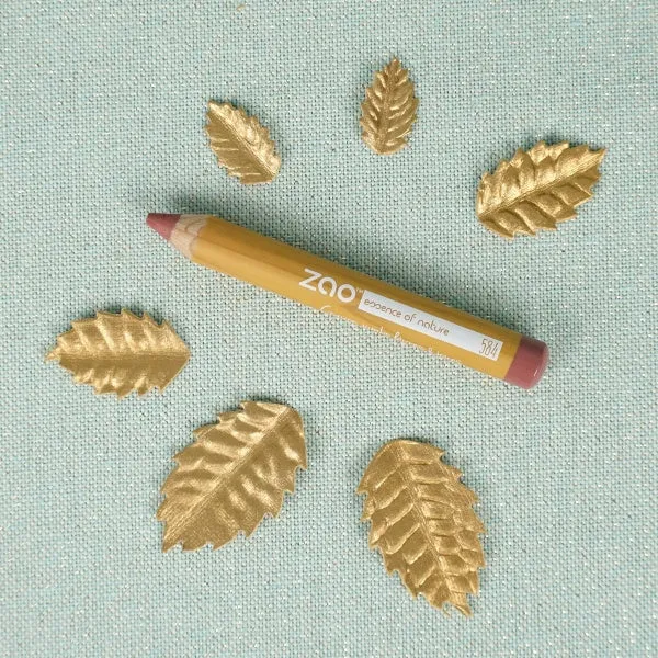Chubby Lip & Cheek Pencil – Rosewood 584 from Zao