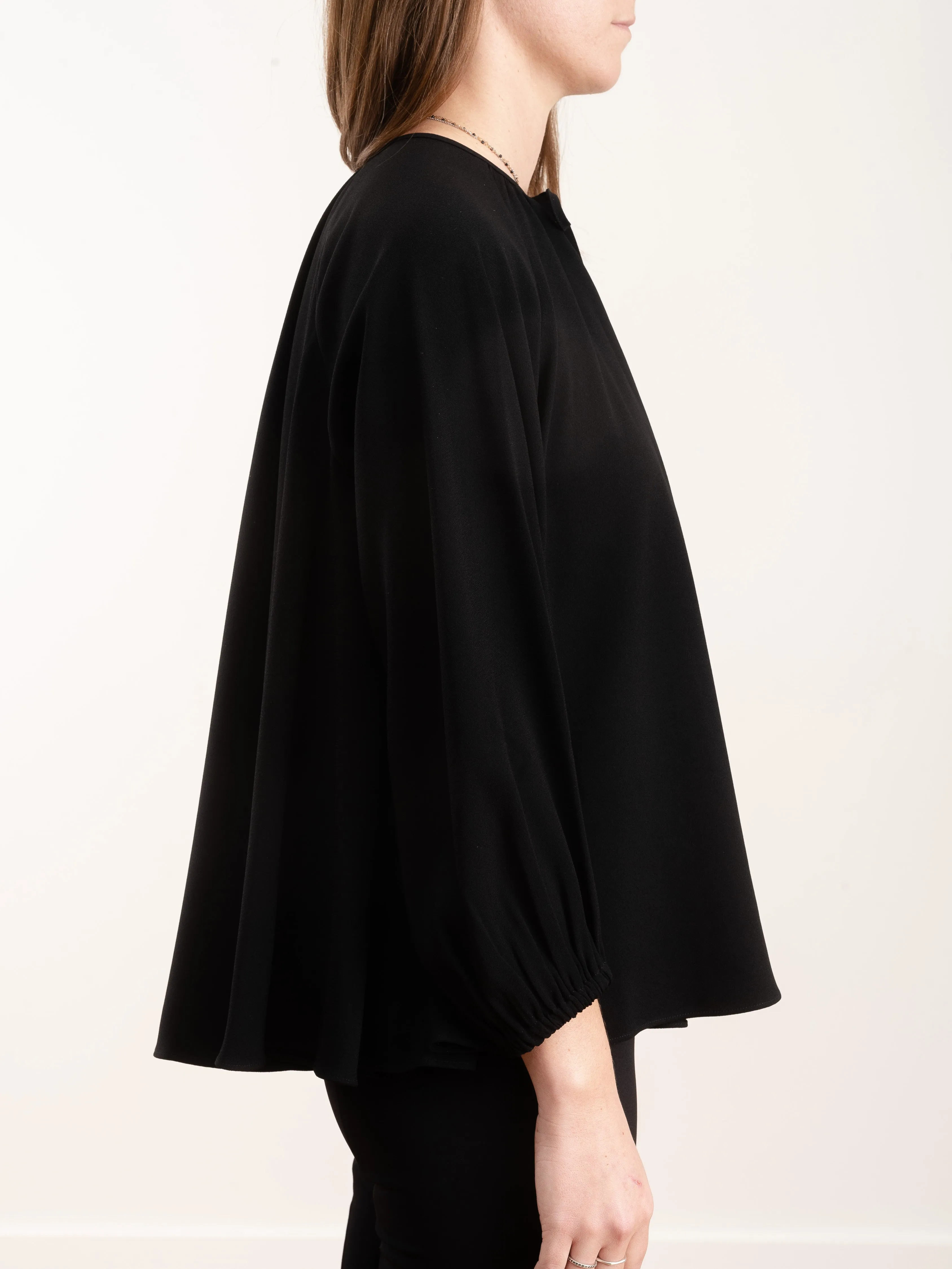 circle tunic - black