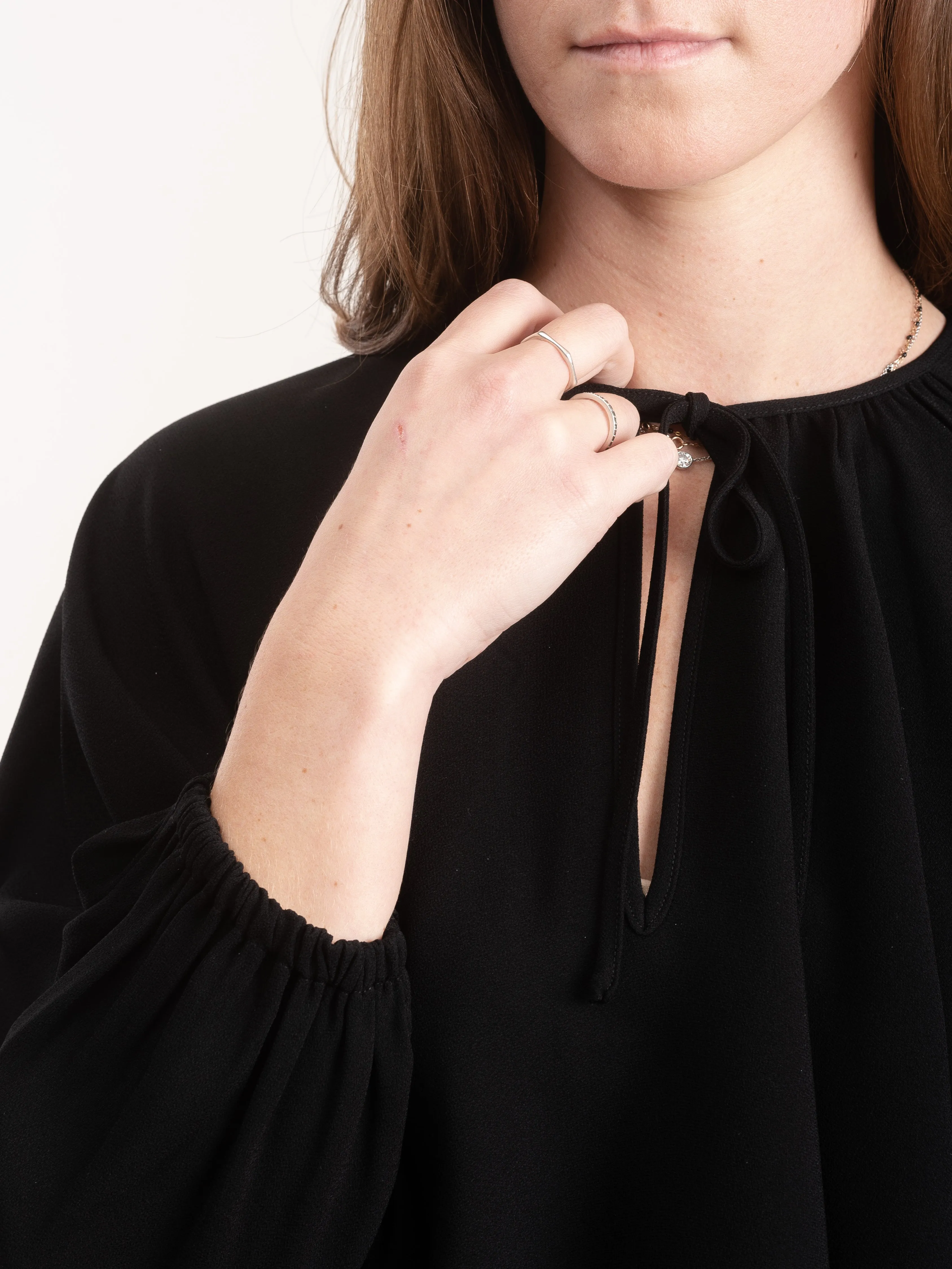 circle tunic - black