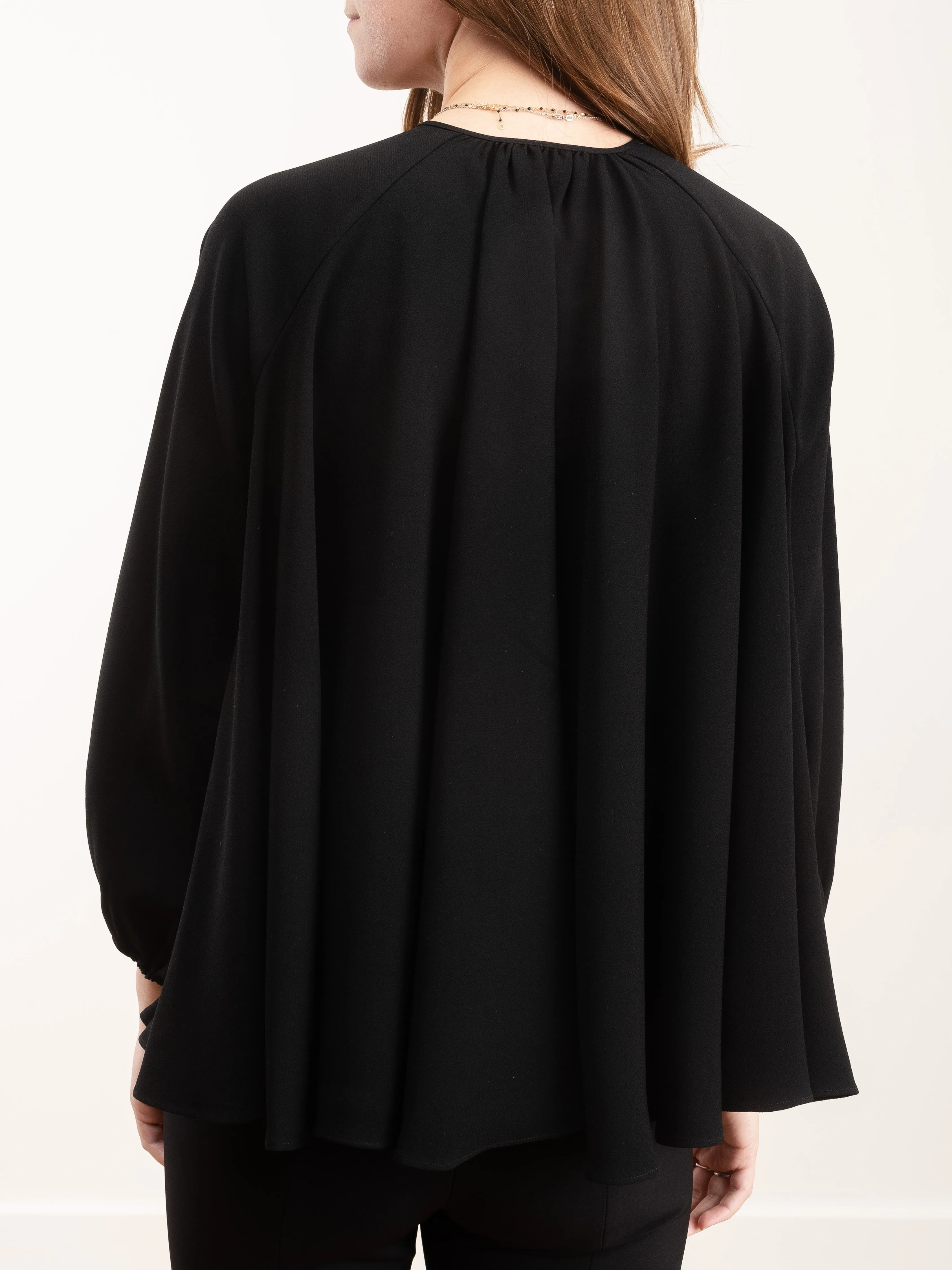 circle tunic - black