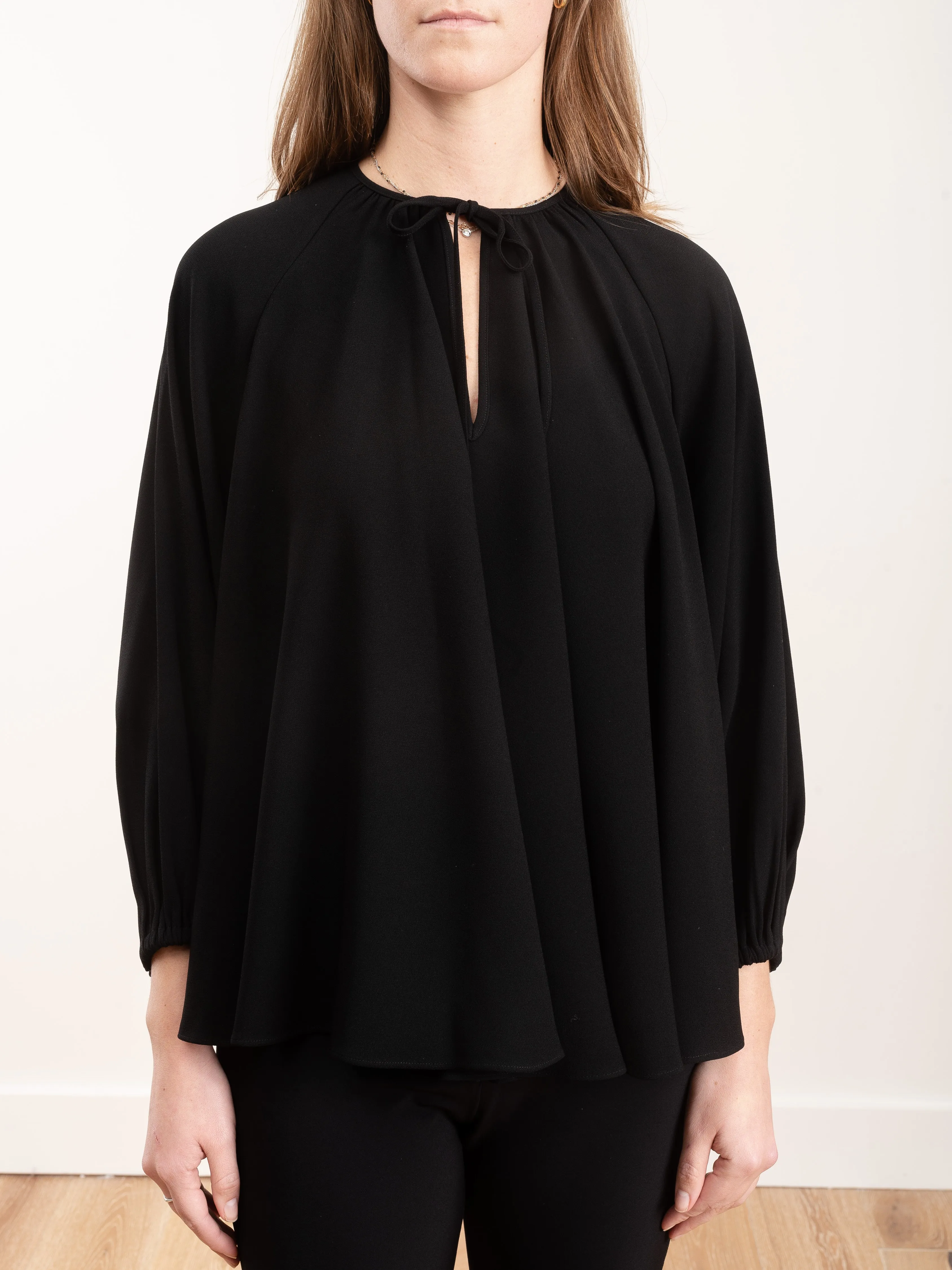 circle tunic - black