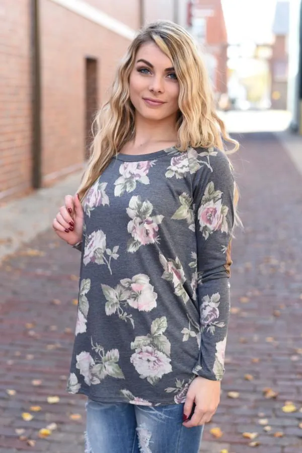 Close Encounter Floral Tunic Top