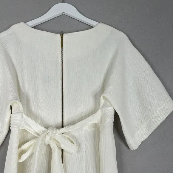 Closet London Women Dress 6 Pencil Midi RibTexture Belted Angelic Bridal Coastal