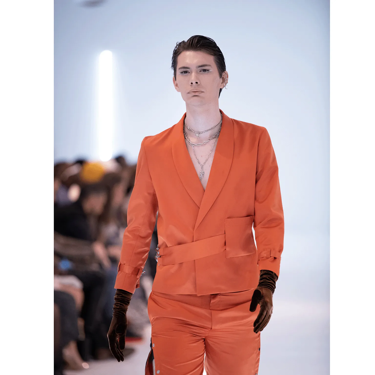 Clubmaster Smoking Jacket  - Orange