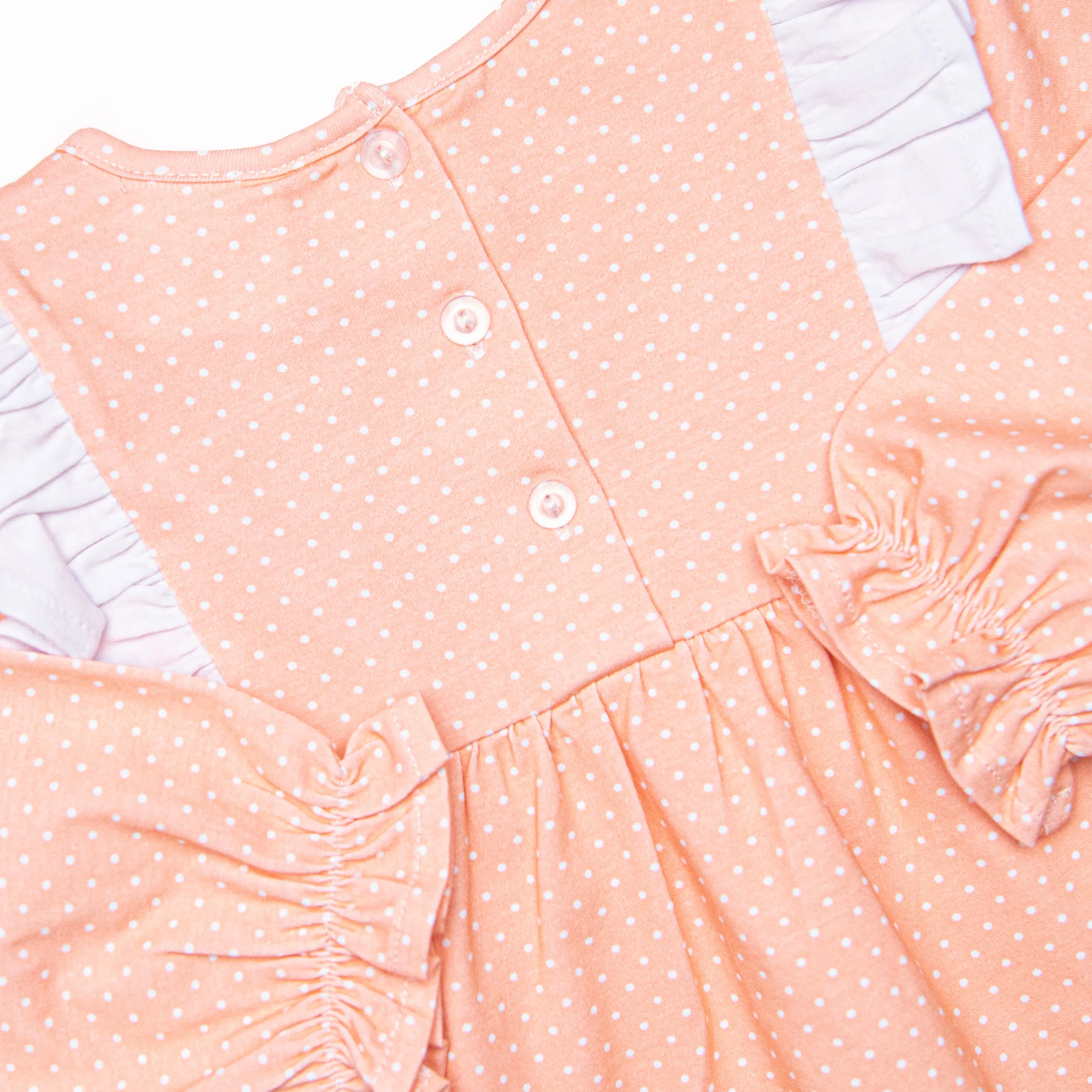 Coral Me Cute Bloomer Set, Orange