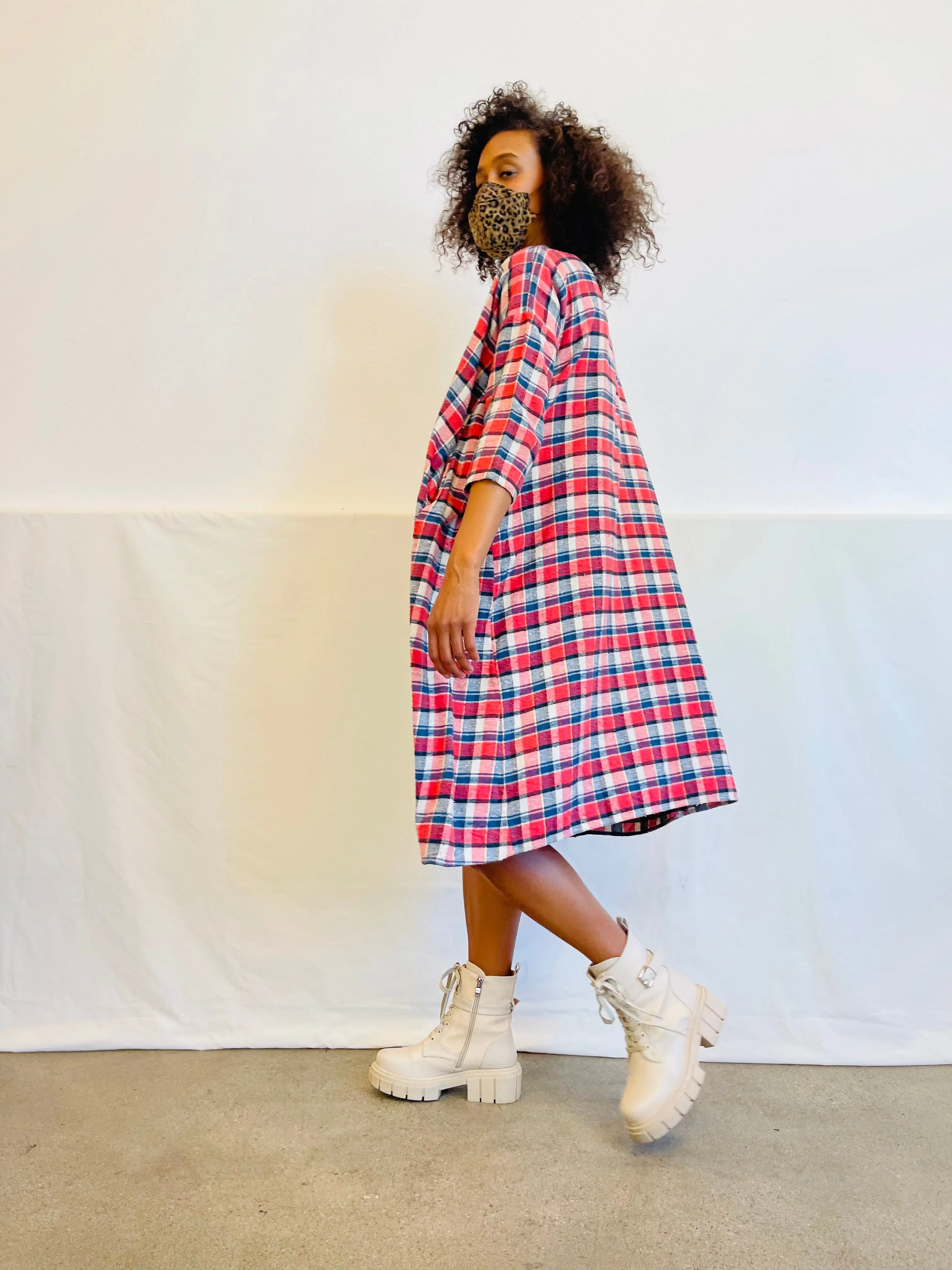 Creatures of Comfort Flannel Dress