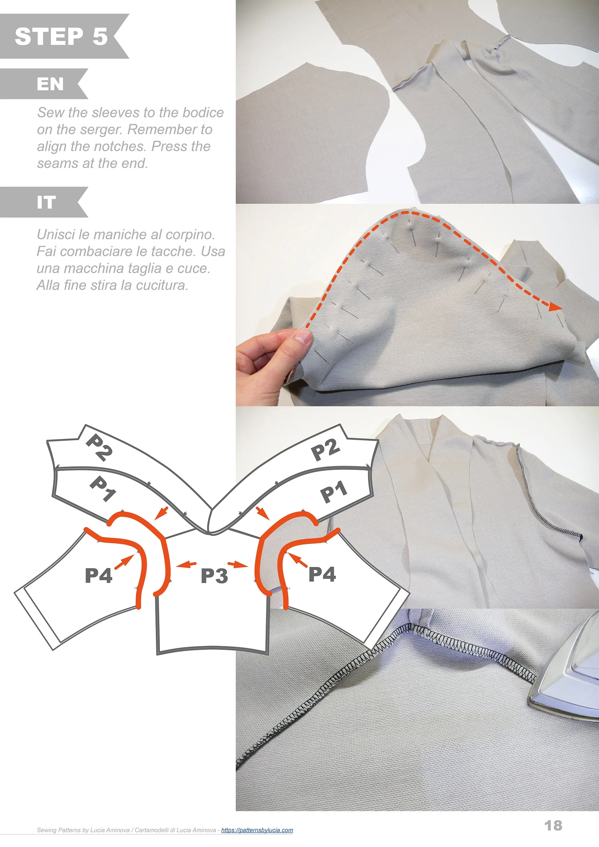 Cropped Blazer Sewing Pattern N.7
