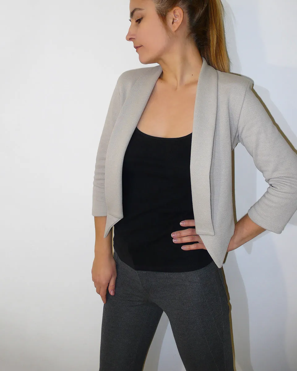 Cropped Blazer Sewing Pattern N.7