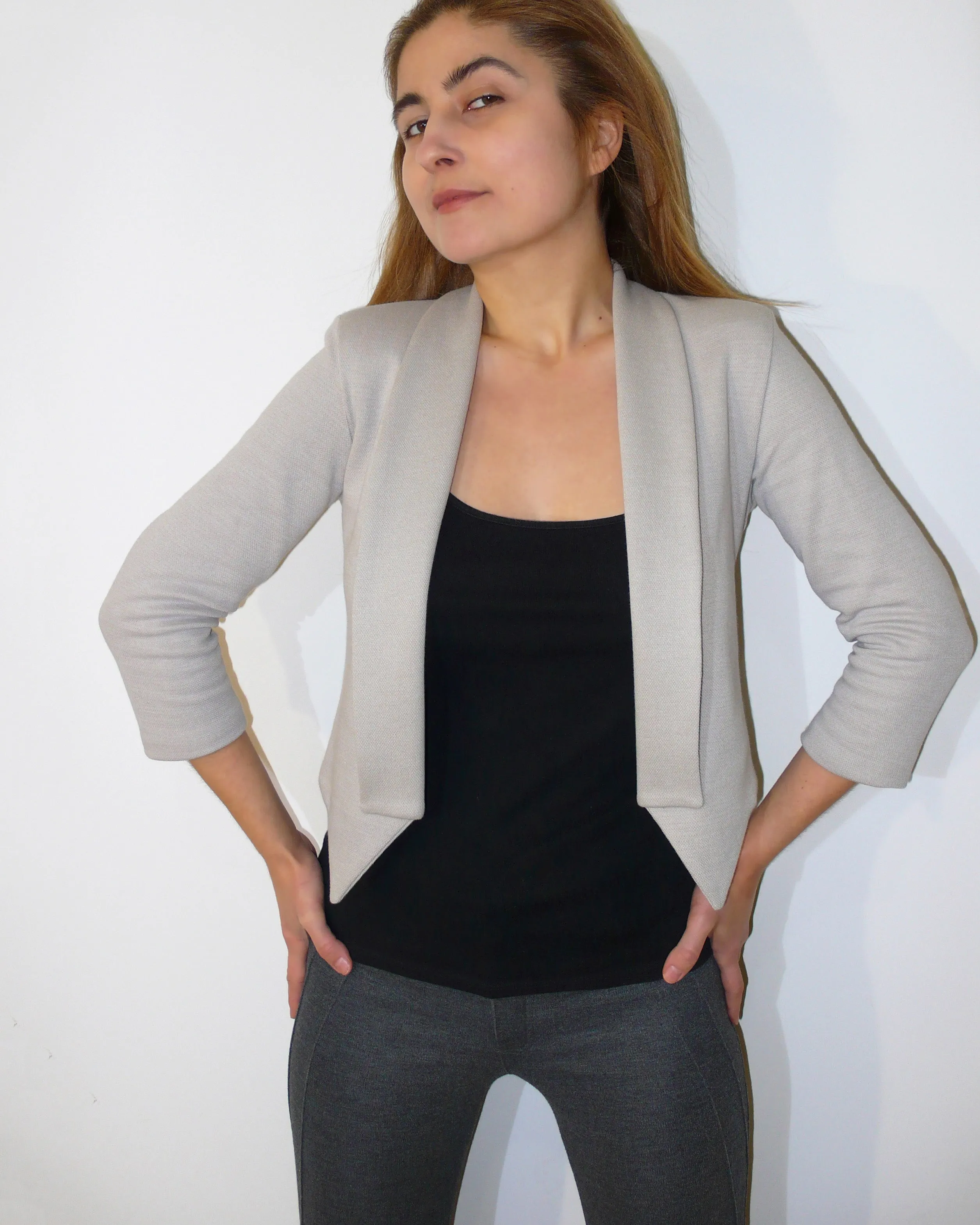 Cropped Blazer Sewing Pattern N.7