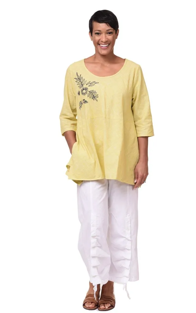 CV1166 Trina Top in Sunflower