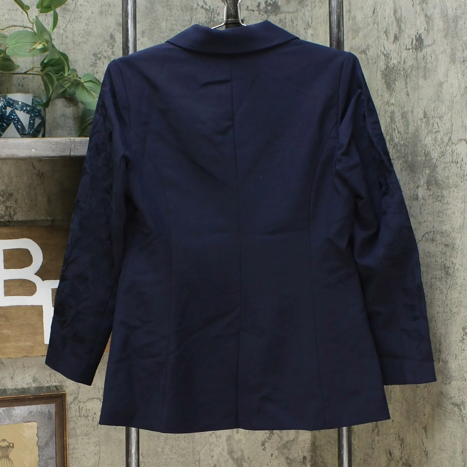 DG2 by Diane Gilman Women's Embroidered Gabardine Blazer