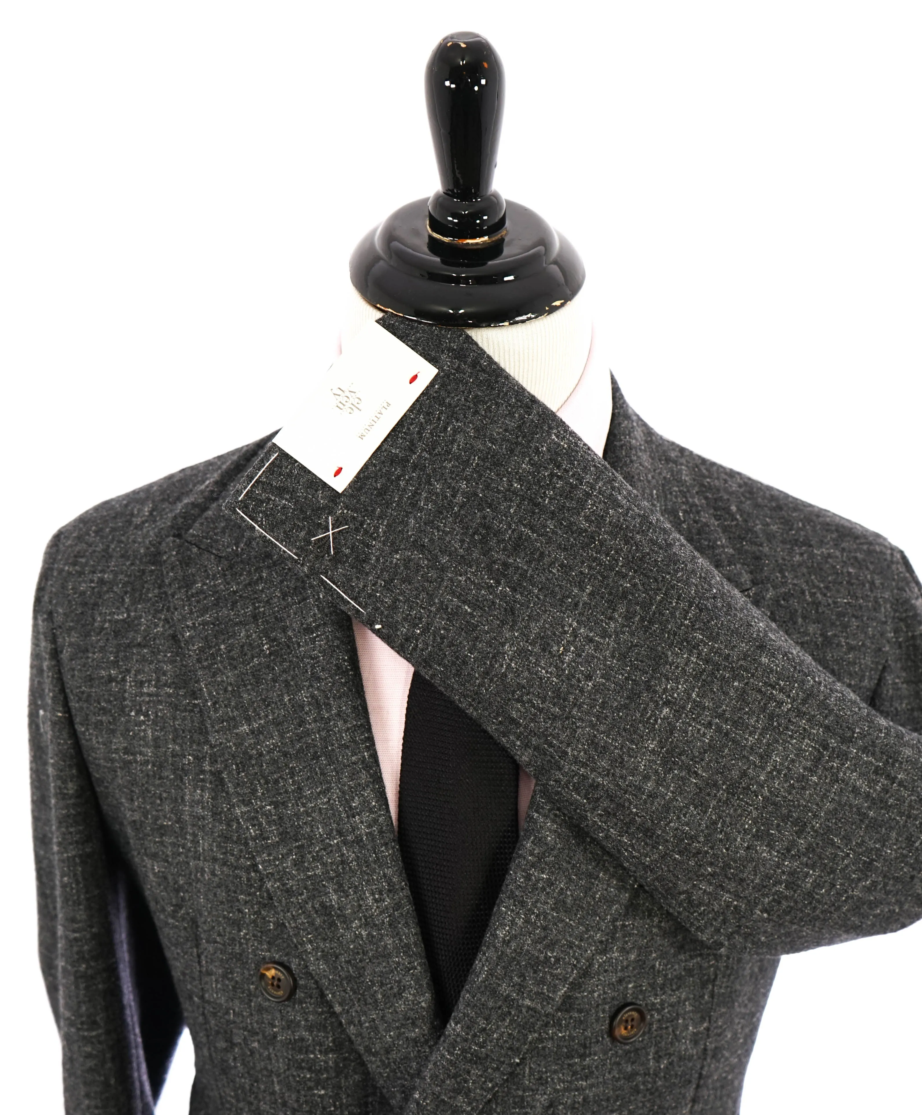 ELEVENTY - "ALPACA & LINEN" PLATINUM Gray Fleck Suit - 40 (50 EU)