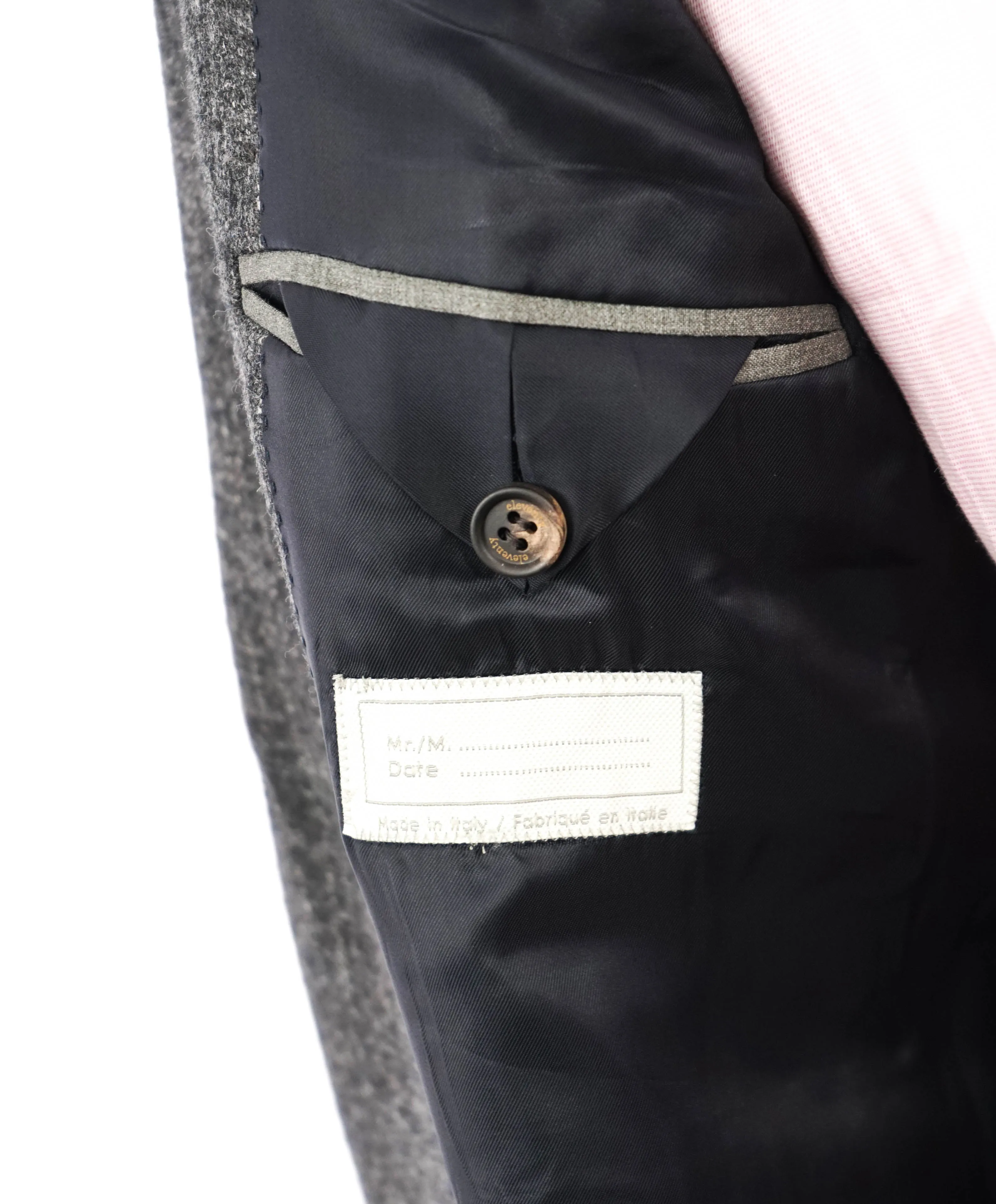 ELEVENTY - "ALPACA & LINEN" PLATINUM Gray Fleck Suit - 40 (50 EU)