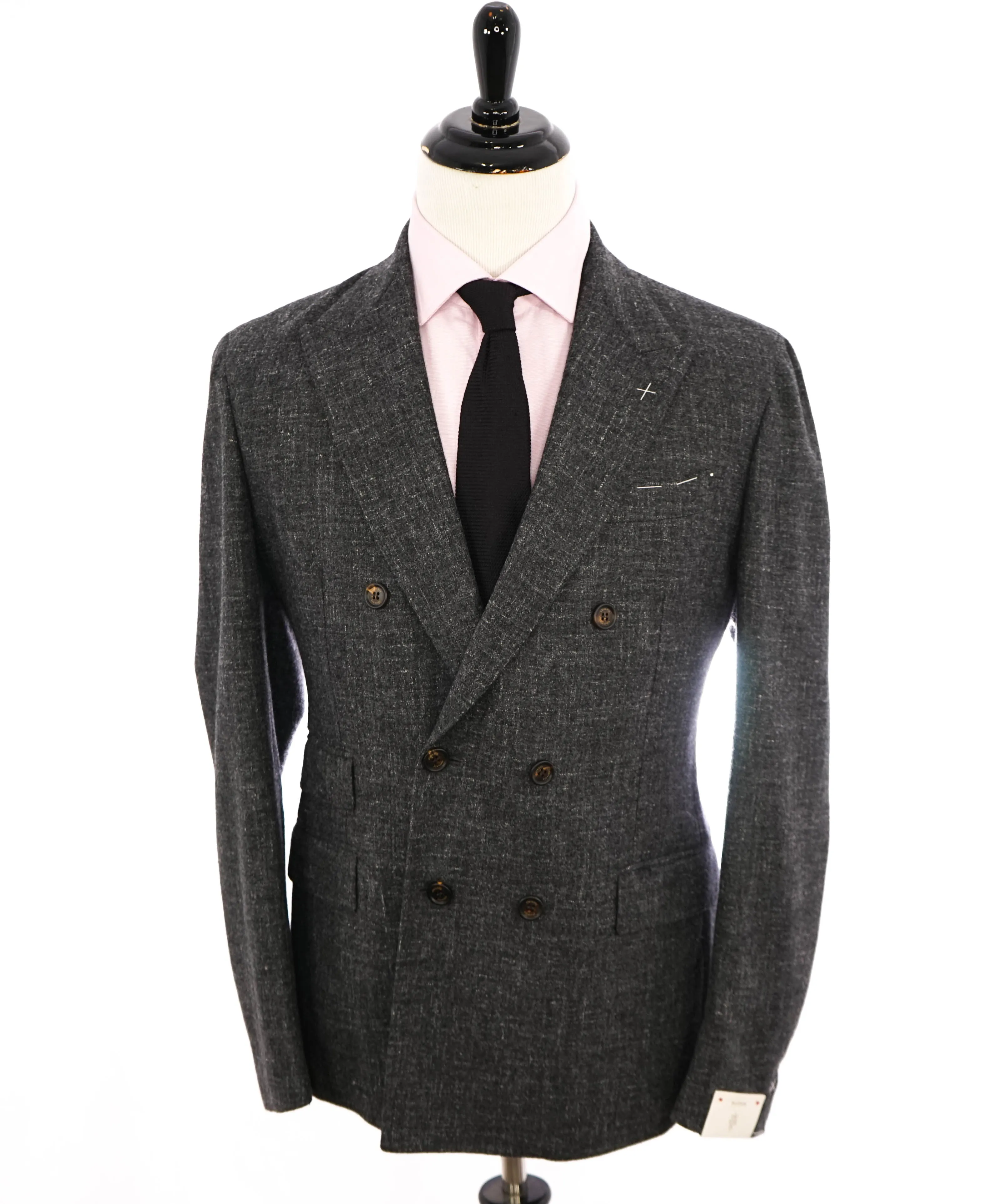 ELEVENTY - "ALPACA & LINEN" PLATINUM Gray Fleck Suit - 40 (50 EU)