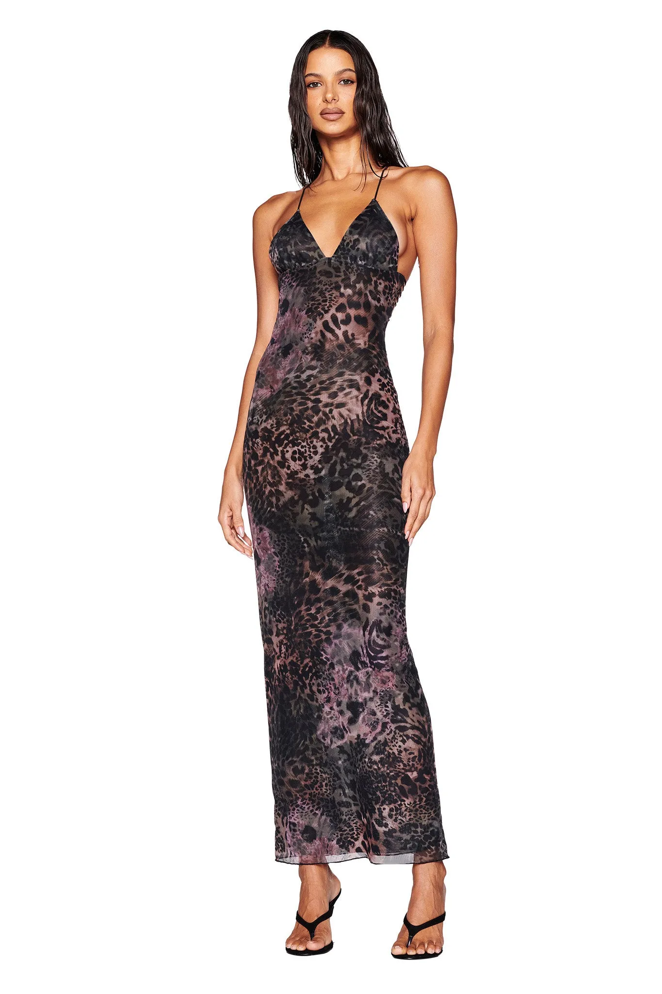 ELLERY DRESS - GREEN : ANIMAL : INSTINCT