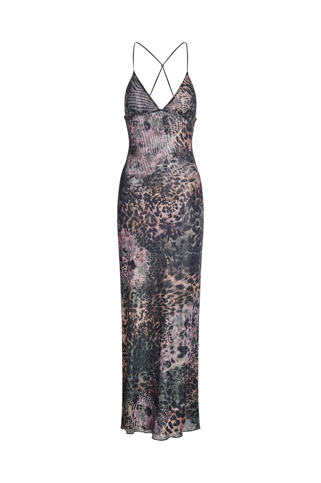 ELLERY DRESS - GREEN : ANIMAL : INSTINCT
