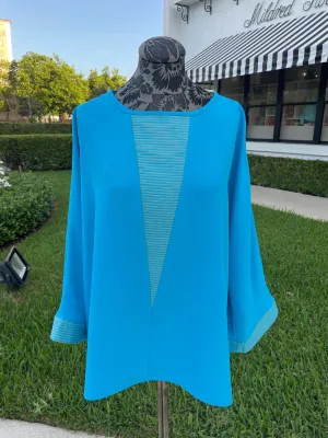 Emmelle Textured Tunic in Turquoise