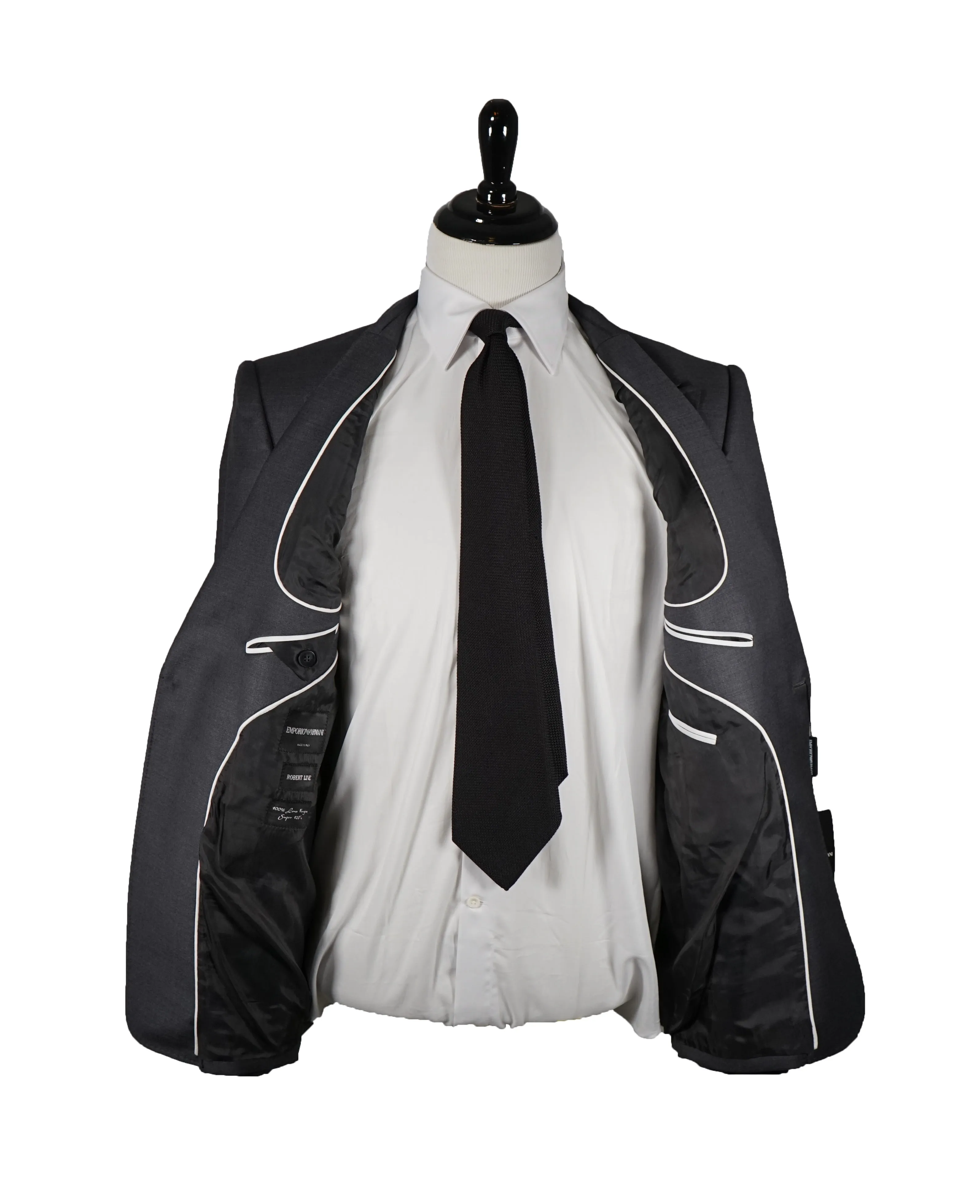 EMPORIO ARMANI - Robert Line Peak Lapel Suit - 44R