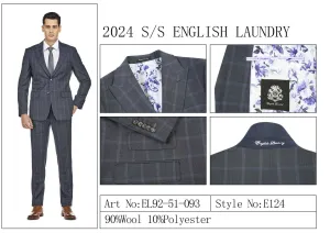 ENGLISH LAUNDRY Wool Suit EL92-51-093
