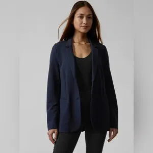 EUC ATHLETA Venice Blazer Navy Women’s Size 26