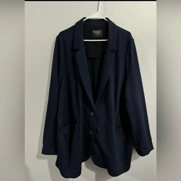 EUC ATHLETA Venice Blazer Navy Women’s Size 26