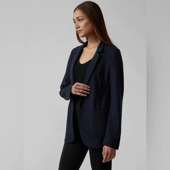EUC ATHLETA Venice Blazer Navy Women’s Size 26