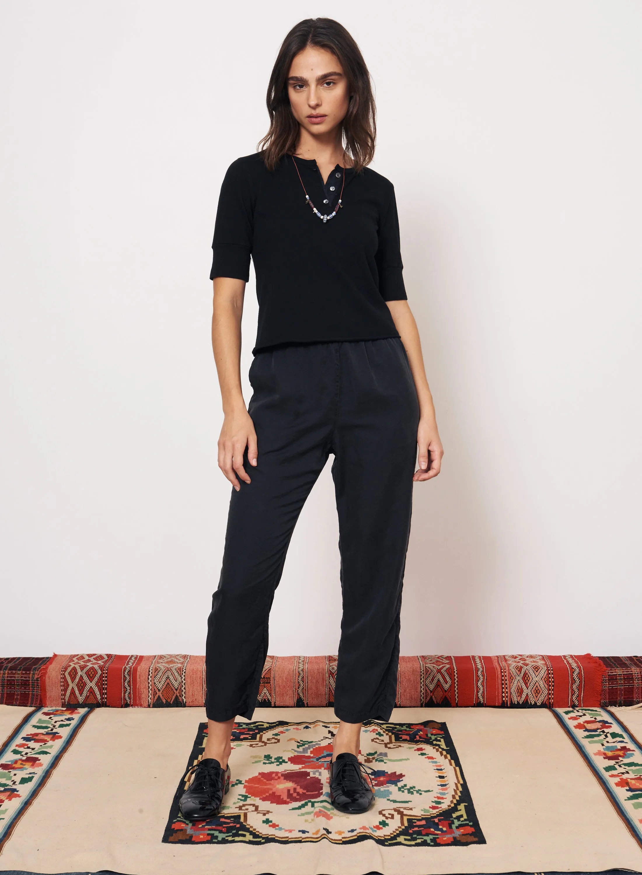 Fez Pant in Black