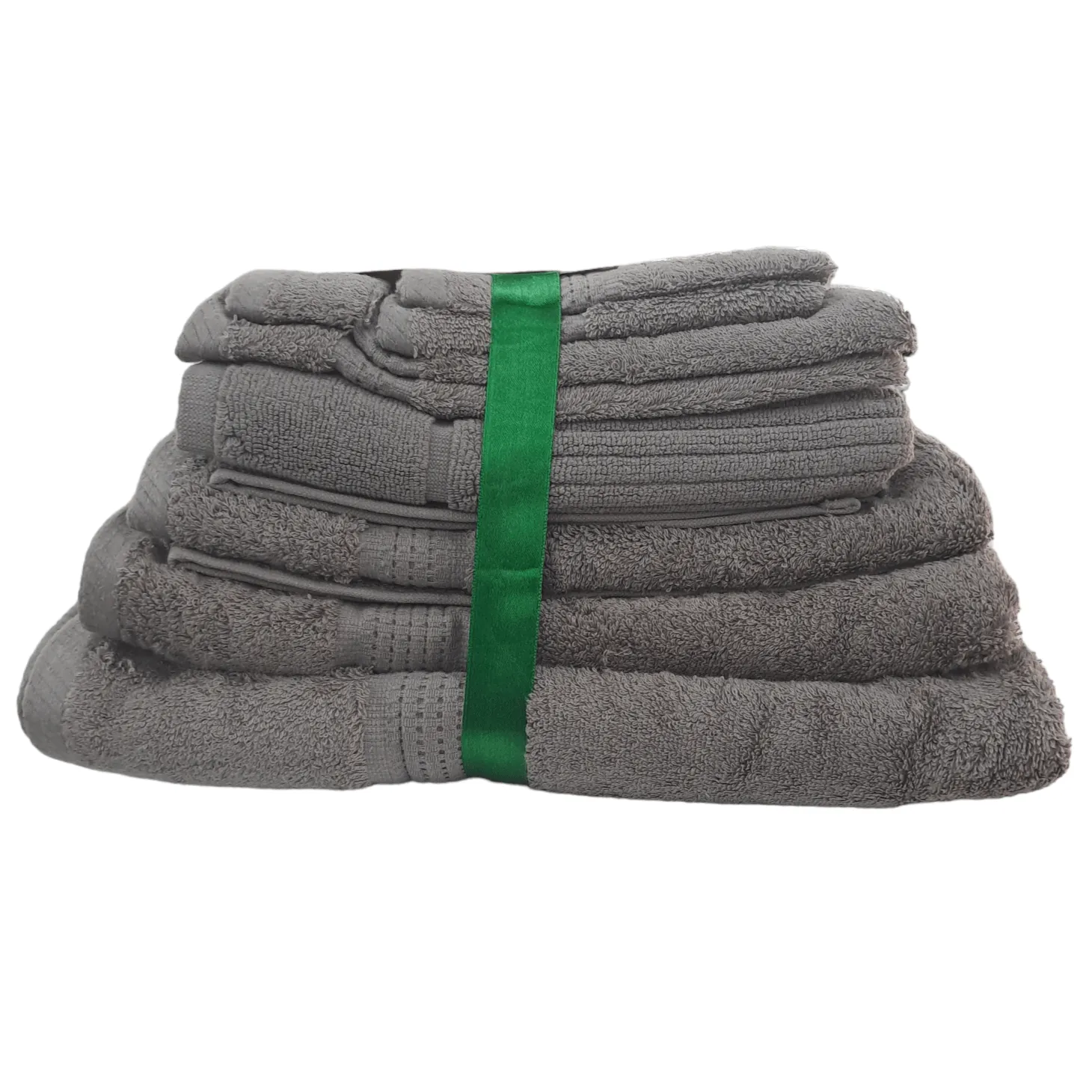 Fine Egyptian Cotton Towels Set 8 Piece Truffle
