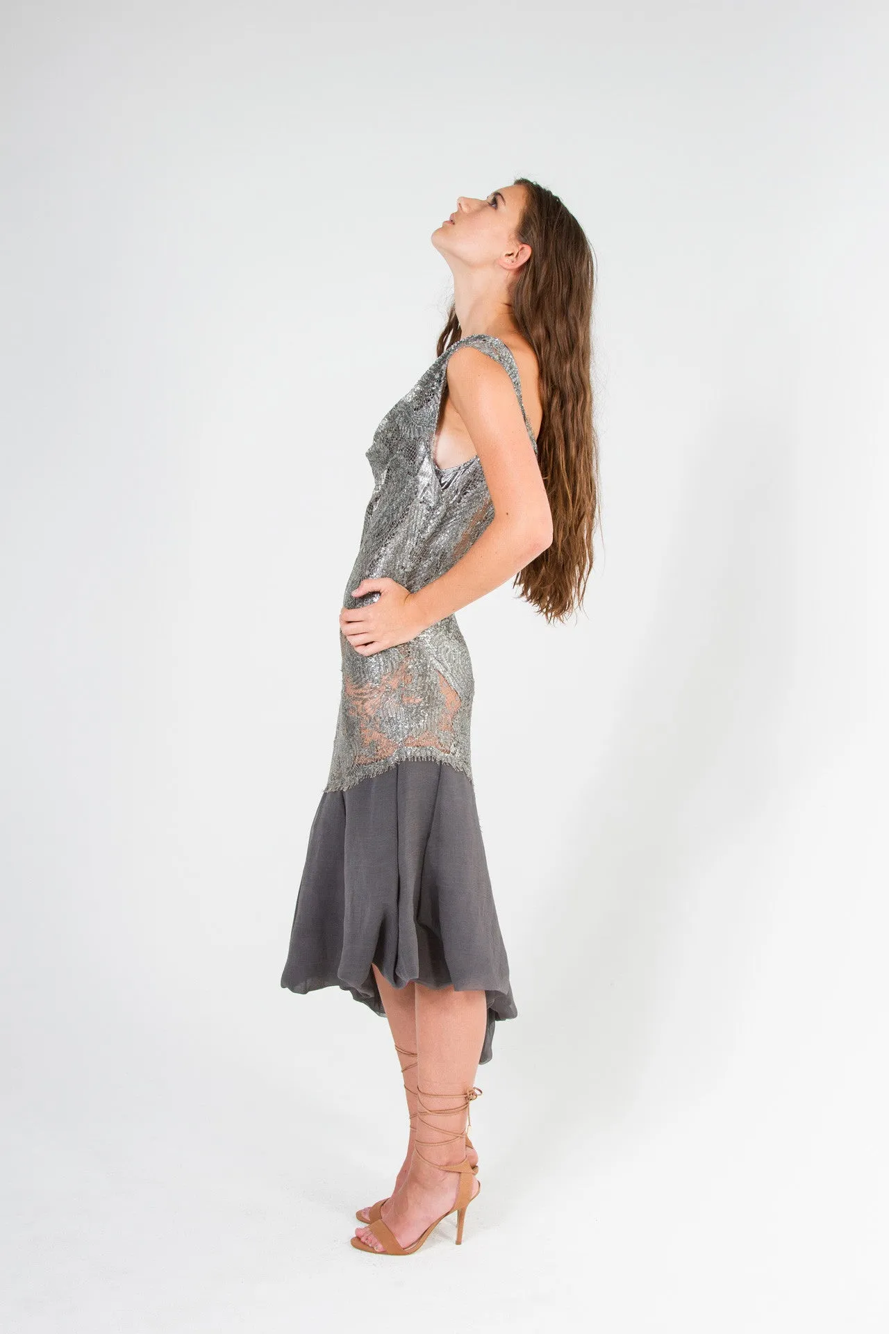 Float Dress - Silver