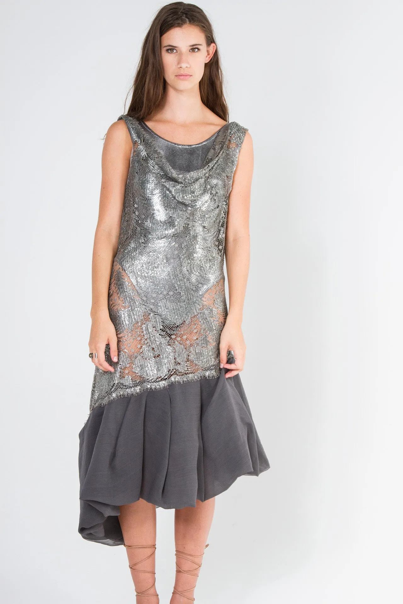 Float Dress - Silver