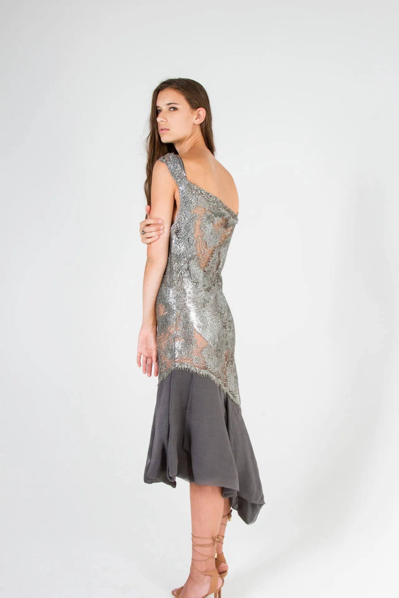 Float Dress - Silver