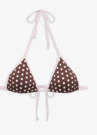 FRANKIES- NICK TOP- COCOA DOT