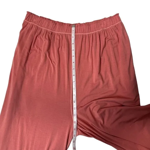 Free People Essential Knit Pajamas in the color Lipgloss (Peach) NWT