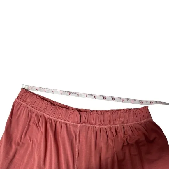Free People Essential Knit Pajamas in the color Lipgloss (Peach) NWT