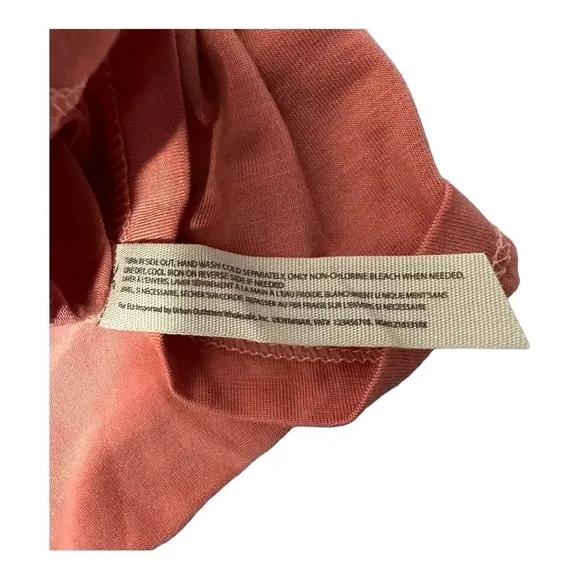 Free People Essential Knit Pajamas in the color Lipgloss (Peach) NWT