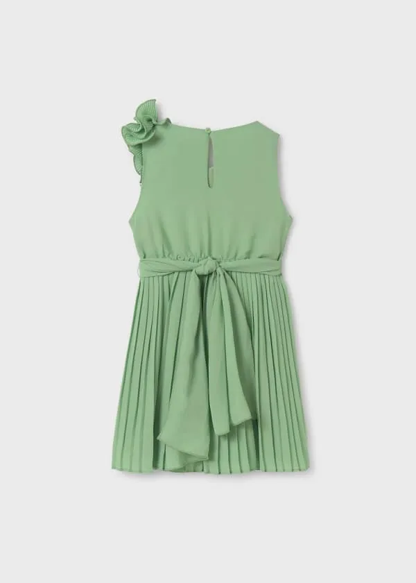 Girl Pleated Chiffon Dress